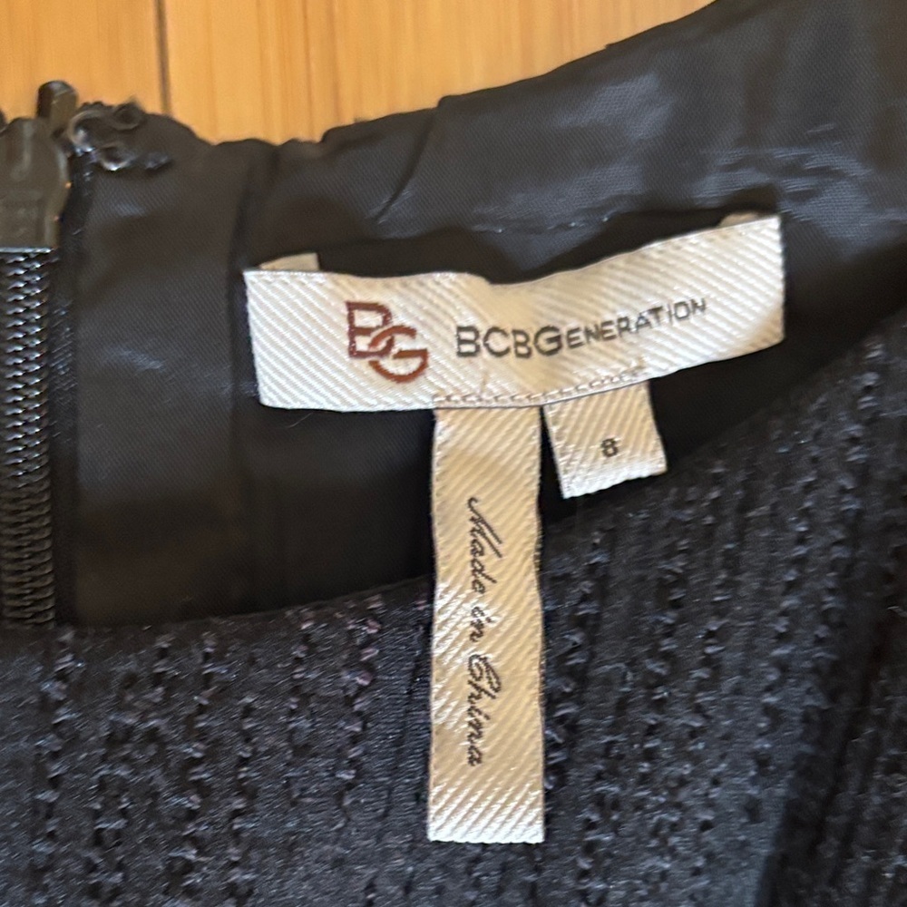 BCBGeneration Elegant Black Mini Dress - Picture 3 of 4